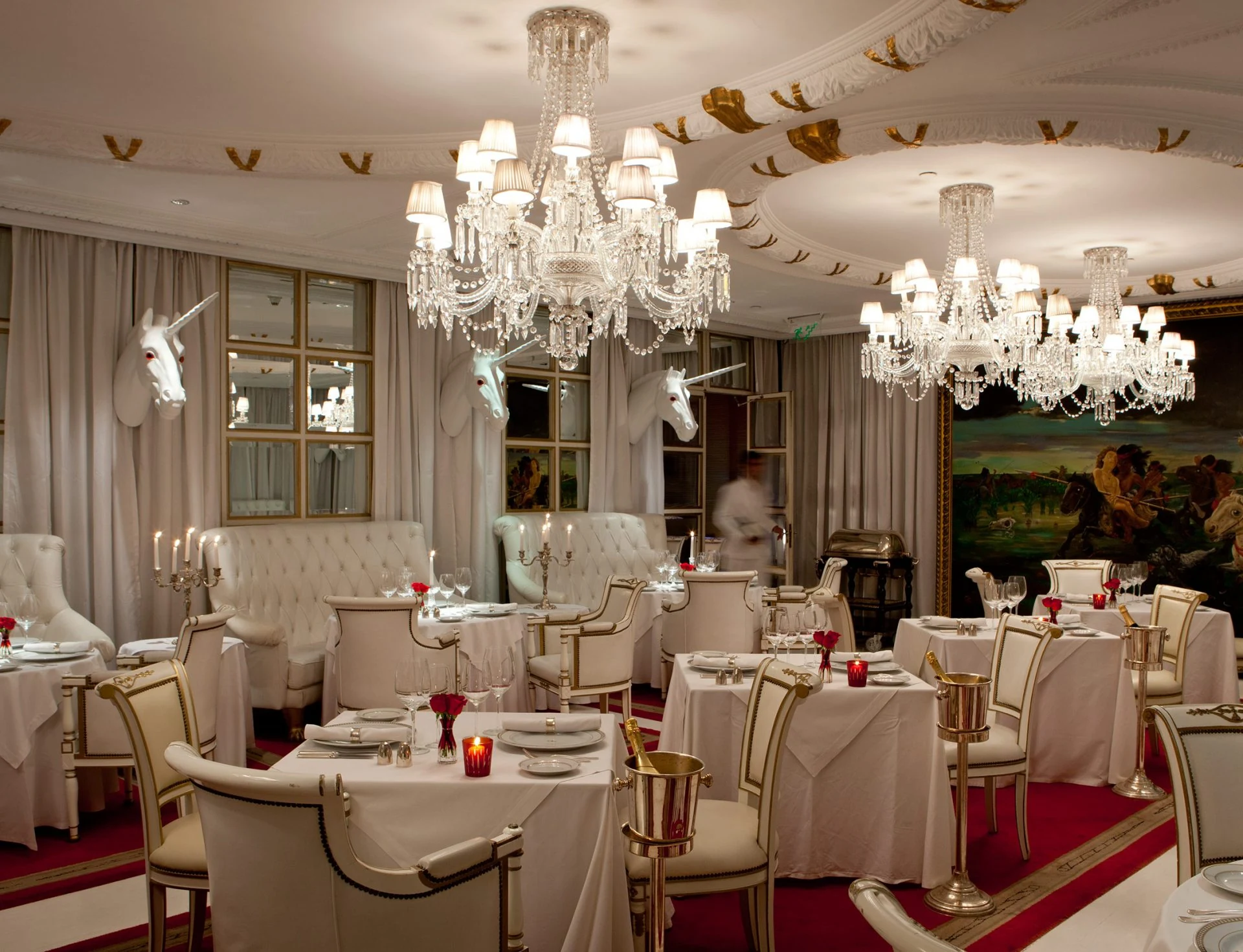 Salão do restaurante Bistro Sur no Faena Buenos Aires